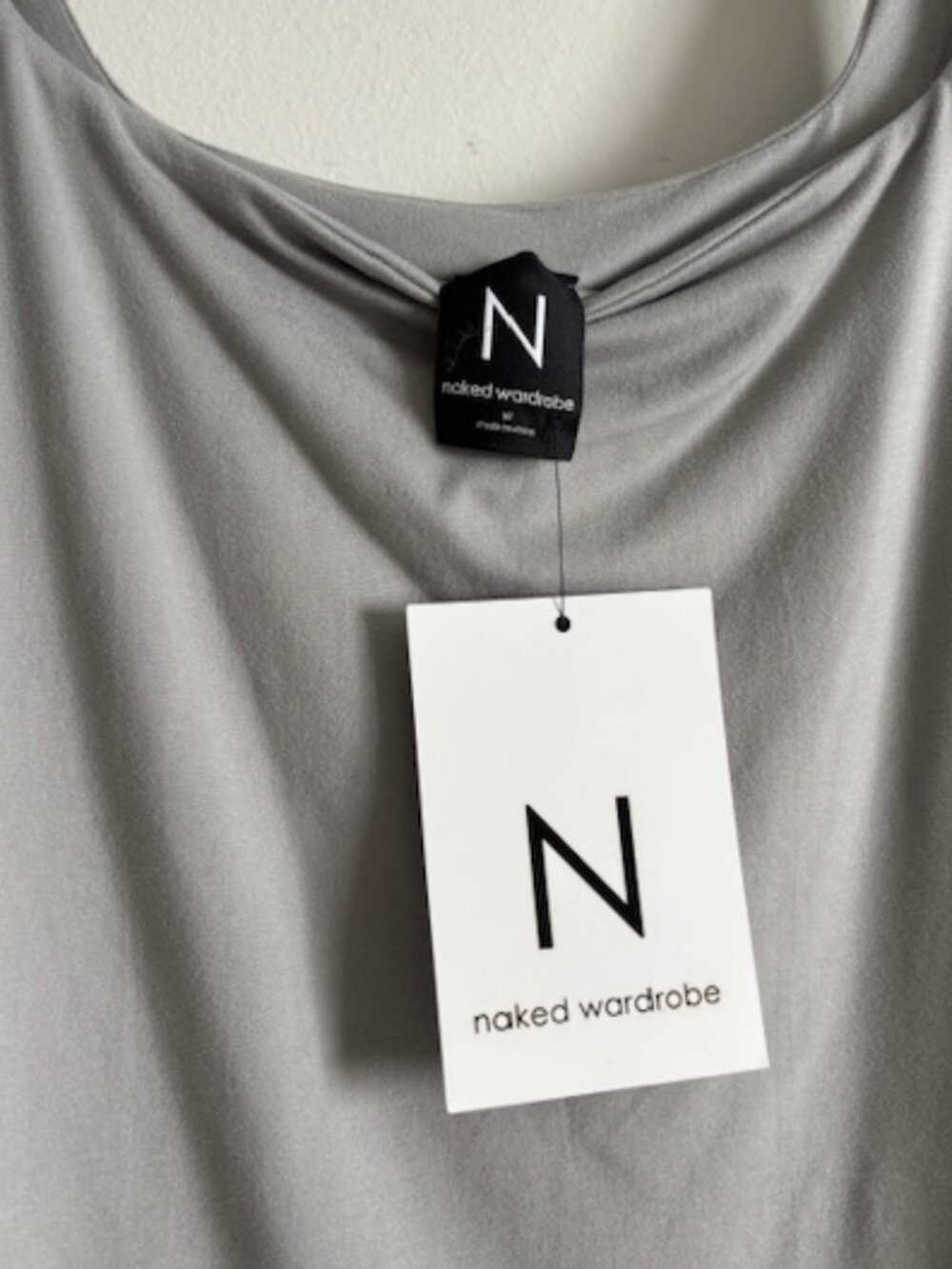 Naked Wardrobe square neck bodysuit XL NWT - Picture 3 of 3